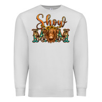 Dove Grey show mom long haired cow Premium Sweatshirt - Jasminsmagicworld