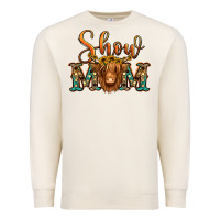 Sandshell show mom long haired cow Premium Sweatshirt - Jasminsmagicworld