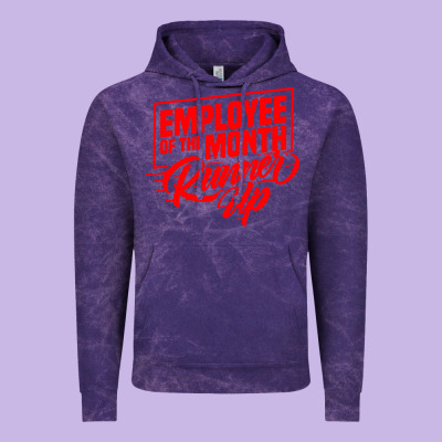 Employee Of The Month Runner Up Vintage Hoodie Designed By Artisfamous