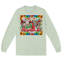 Matcha Love Christmas cow Long Sleeve Tee - CowhideDigitalArt