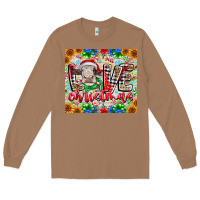 Toasted Coconut Love Christmas cow Long Sleeve Tee - CowhideDigitalArt