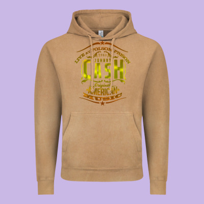 Johnny Cash Music Vintage Hoodie Designed By Artisfamous