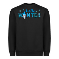 Black hello winter gnomes Heavyweight Sweatshirt - RanaPortraitStore