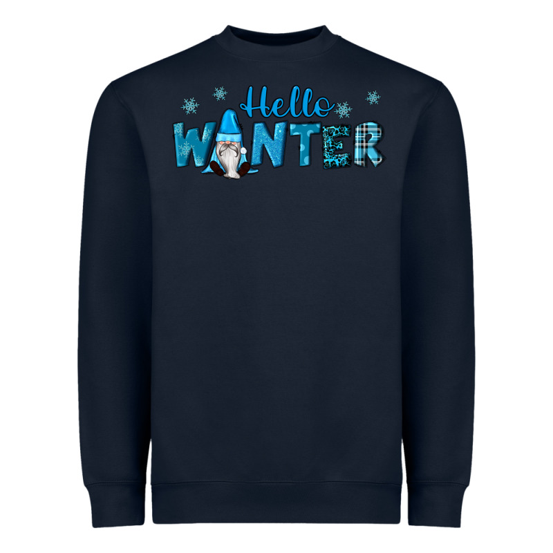 Hello Winter Gnomes Heavyweight Sweatshirt by RanaPortraitStore | Teevron