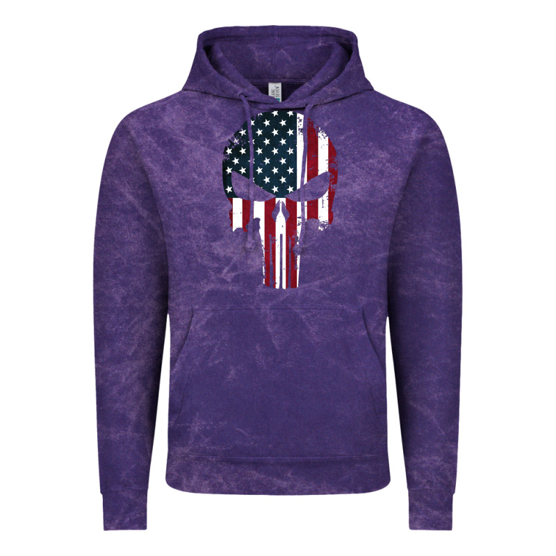 The Punisher American Flag Vintage Hoodie by artisFamous | Teevron