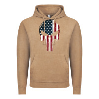 Vintage Coffee the punisher american flag Vintage Hoodie - artisFamous