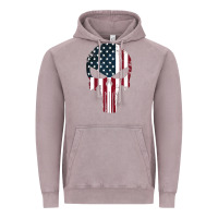 Vintage Zinc the punisher american flag Vintage Hoodie - artisFamous