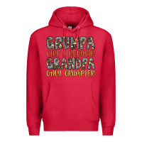 Cardinal grumpa like a regular grandpa only grumpier Premium Hoodie - Artiststas