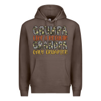 Coffee grumpa like a regular grandpa only grumpier Premium Hoodie - Artiststas