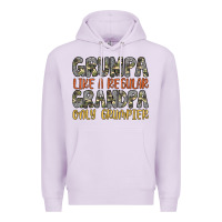 Lilac grumpa like a regular grandpa only grumpier Premium Hoodie - Artiststas