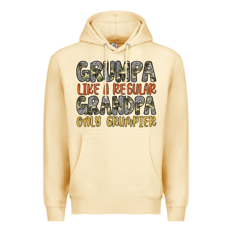 Grumpa Like A Regular Grandpa Only Grumpier Premium Hoodie by Artiststas | Teevron