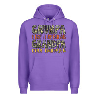 Purple grumpa like a regular grandpa only grumpier Premium Hoodie - Artiststas