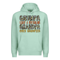 Seafoam grumpa like a regular grandpa only grumpier Premium Hoodie - Artiststas