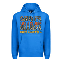 True Royal grumpa like a regular grandpa only grumpier Premium Hoodie - Artiststas