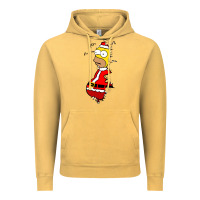 Vintage Mustard Homer Claus Christmas Vintage Hoodie - artisFamous