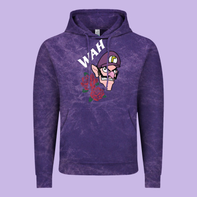 Waluigi Voice ( Wah ) Vintage Hoodie Designed By Artisfamous