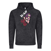 Vintage Black waluigi voice ( wah ) Vintage Hoodie - artisFamous