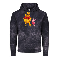 Cloud Black Winnie the Pooh Piglet Vintage Hoodie - artisFamous