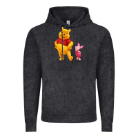 Vintage Black Winnie the Pooh Piglet Vintage Hoodie - artisFamous