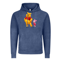 Vintage Denim Winnie the Pooh Piglet Vintage Hoodie - artisFamous