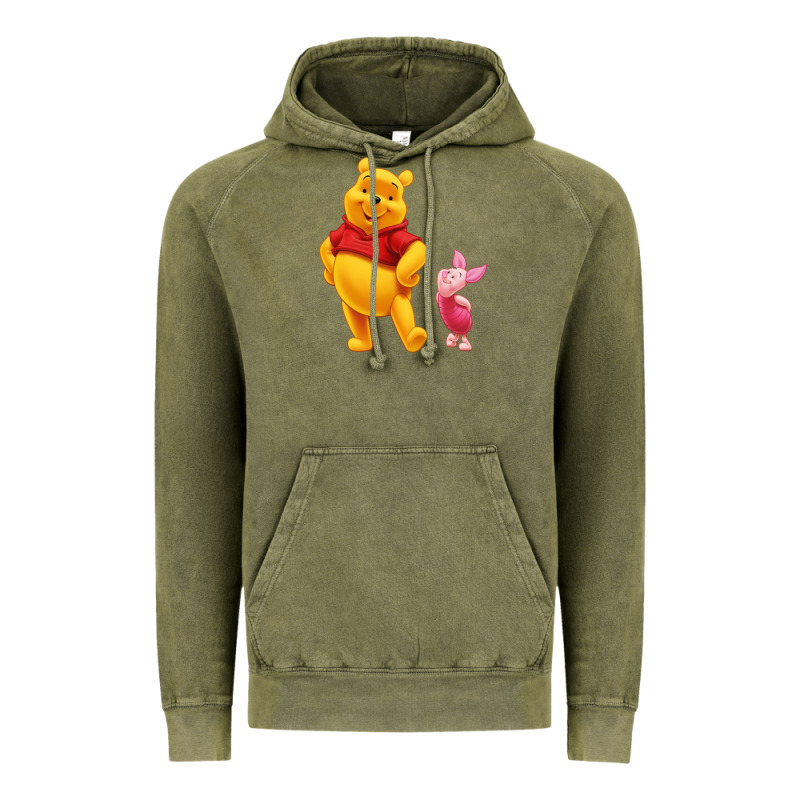 Winnie The Pooh Piglet Vintage Hoodie by artisFamous | Teevron