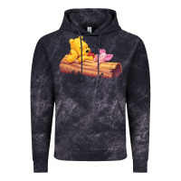 Cloud Black Winnie the Pooh Piglet Vintage Hoodie - artisFamous