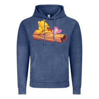 Vintage Denim Winnie the Pooh Piglet Vintage Hoodie - artisFamous
