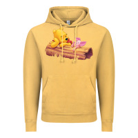 Vintage Mustard Winnie the Pooh Piglet Vintage Hoodie - artisFamous