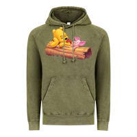 Vintage Olive Winnie the Pooh Piglet Vintage Hoodie - artisFamous