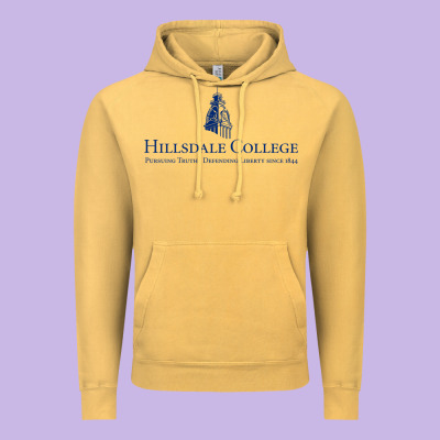 Hillsdale College Vintage Hoodie Designed By Artisfamous