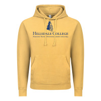 Vintage Mustard Hillsdale College Vintage Hoodie - artisFamous