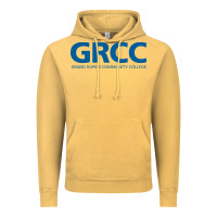 Vintage Mustard Grand Rapids Community College Vintage Hoodie - artisFamous