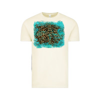 Vintage Arctic leopard turquoise Vintage Tee - RanaPortraitStore