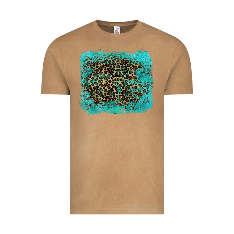 Leopard Turquoise Vintage Tee by RanaPortraitStore | Teevron