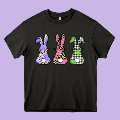 Easter Bunnies Heavy Core Tee Designed By Cowgirlartshop