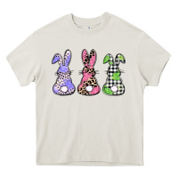 Cream Easter bunnies Heavy Core Tee - CowGirlArtShop