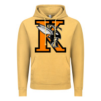 Vintage Mustard Kalamazoo College Vintage Hoodie - artisFamous