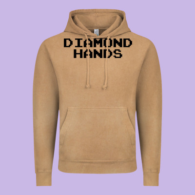 Diamond Hands Vintage Hoodie Designed By Artisfamous