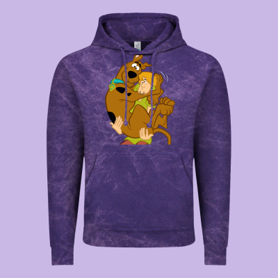 Scooby Doo And Shaggy Vintage Hoodie Designed By Artisfamous
