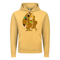 Vintage Mustard Scooby Doo and Shaggy Vintage Hoodie - artisFamous