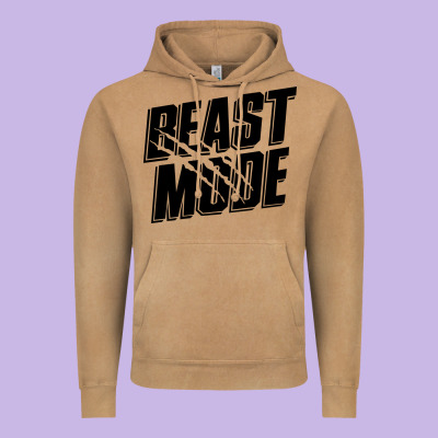 Beast Mode Classic Vintage Hoodie Designed By Artisfamous