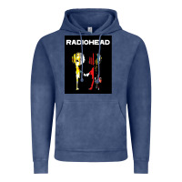 Vintage Denim radio Vintage Hoodie - artisFamous