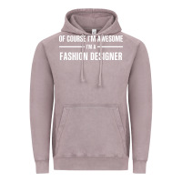 Vintage Zinc i'm awesome i'm a fashion designer Vintage Hoodie - artisFamous