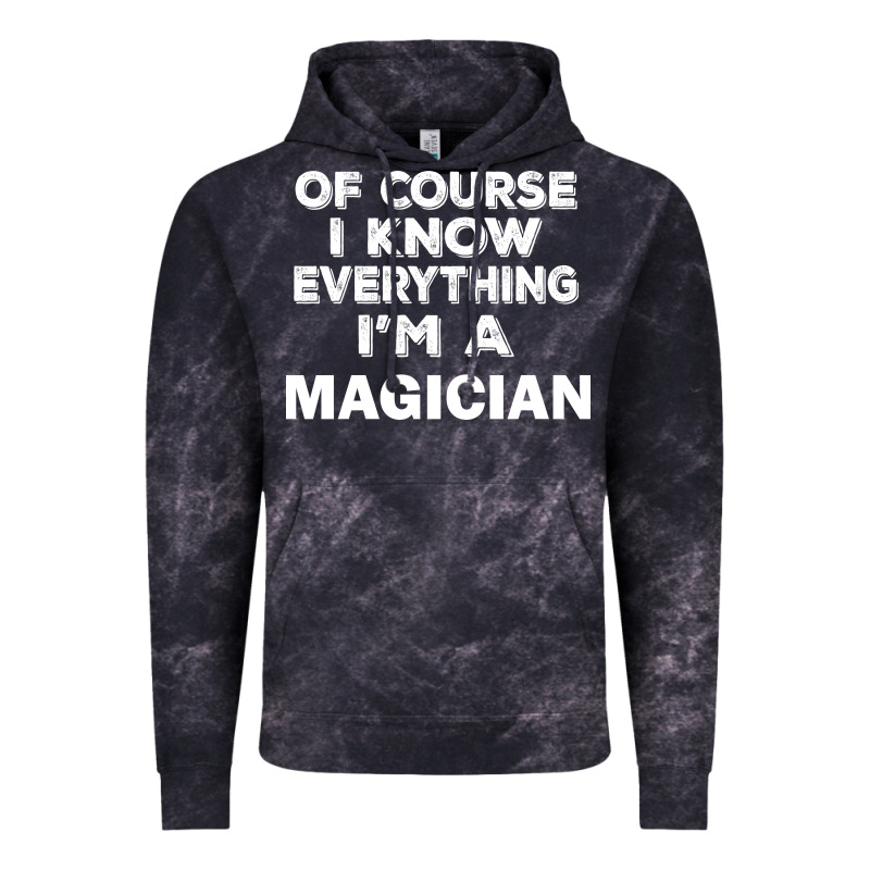 I Know Everything I'm A Magician Vintage Hoodie by artisFamous | Teevron