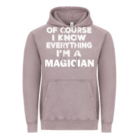 Vintage Zinc i know everything i'm a magician Vintage Hoodie - artisFamous