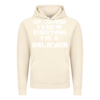 Vintage Artic i know everything i'm a drummer Vintage Hoodie - artisFamous