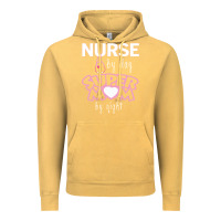 Vintage Mustard nurse by day super mom by night Vintage Hoodie - artisFamous