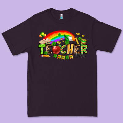 St. Patrick's Day Teacher Premium Tee Designed By Oliviacreatesart