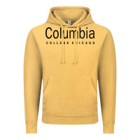 Vintage Mustard Columbia College Chicago Vintage Hoodie - artisFamous