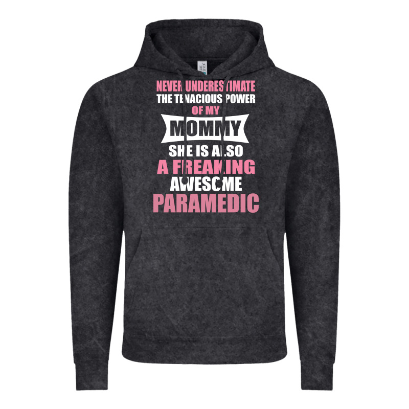 Never Underestimate Mommy Paramedic Vintage Hoodie by artisFamous | Teevron